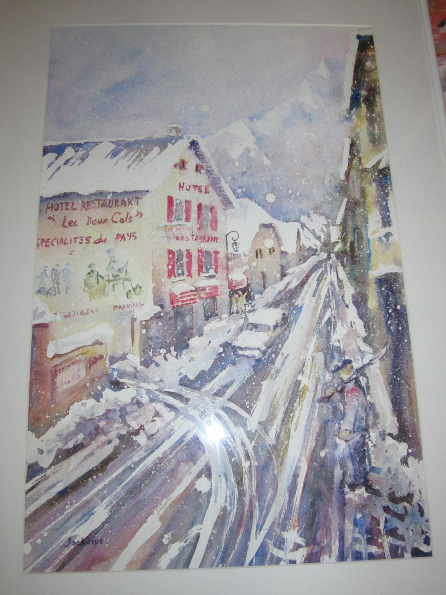 Hotel Les Deux Cols Sainte-Marie-de-Campan Luaran gambar